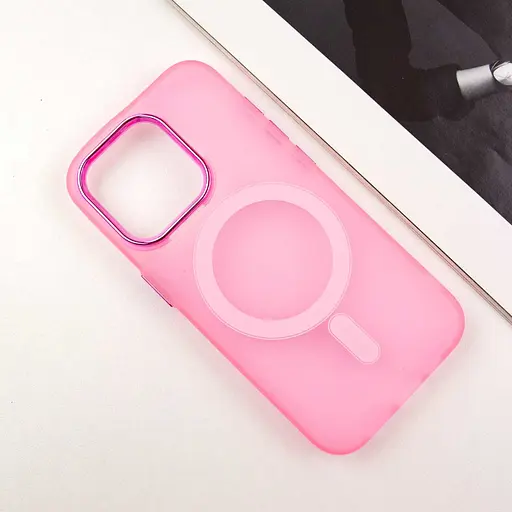 Чохол Epik TPU+PC Lily with MagSafe для Apple iPhone 13 Pro Max 6.7 Light Pink - фото 3