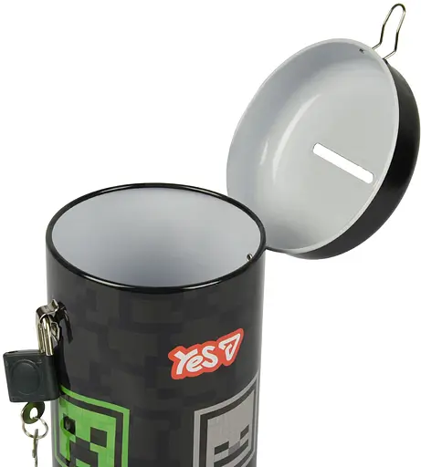 Скарбничка кругла Yes Minecraft Heroes 13х7,6 см металева (708577) - фото 3