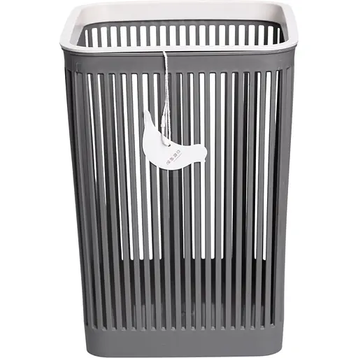 Кошик для сміття Yiwu  пластиковий 8 л сірий HP-45-9G - фото 2