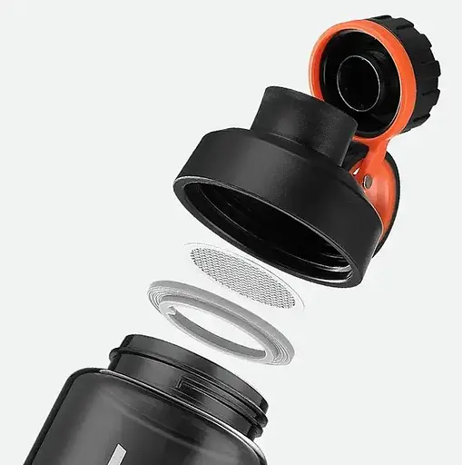 Пляшка для води Casno 1500 мл KXN-1237 Чорна (KXN-1237_Black) - фото 4