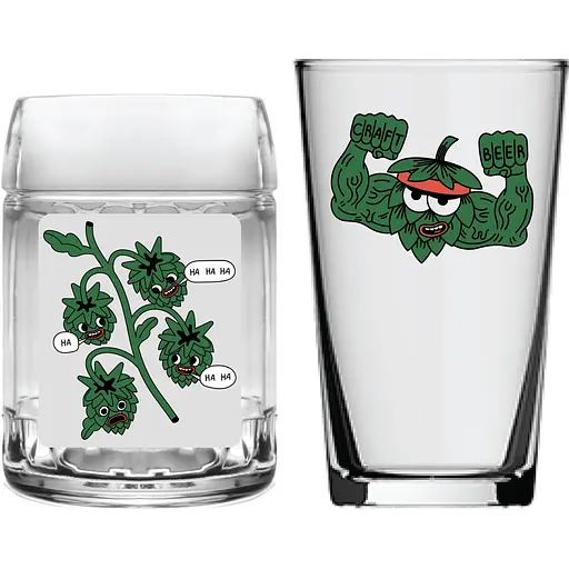 Набір келихів для пива Concept Glass Хміль Beer Passion 2 шт. (BP/8815)