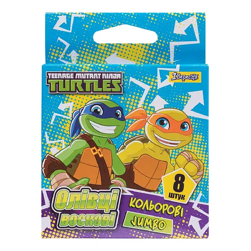 Карандаши восковые jumbo, 8 цветов