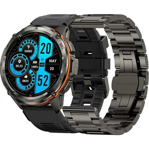 Смарт-годинник Kospet Smart watch Tank T3 Ultra Black Special Edition - фото 3
