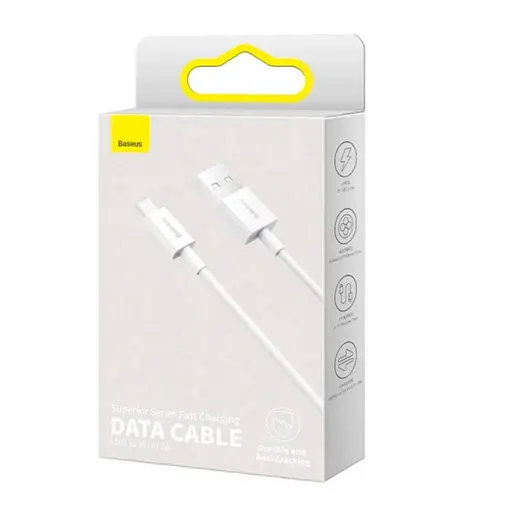 Кабель Baseus Display 2 Fast Charging Data Cable USB-A to iP 2.4A 2 м Чорний - фото 2