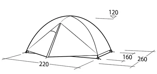 Намет тримісний Robens Aster 3 Pro (130400) - фото 8