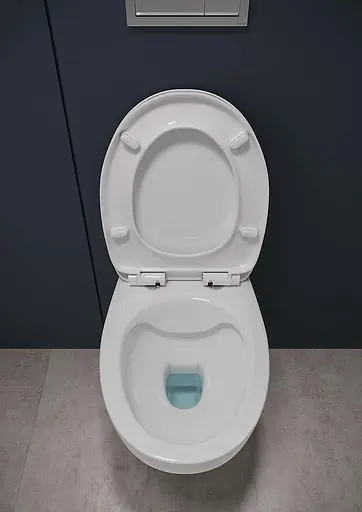 Унітаз підвісний CET 469 Cersanit Cersania SimpleOn з дюропластовим сидінням SoftClose+QuickRelease 30412 - фото 5