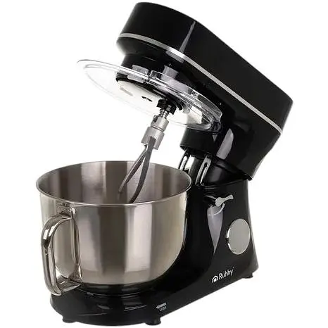 Кухонний комбайн RUHHY тістоміс з підігрівом чаші 25726 6.2 л 2000 Вт сенсорний дисплей 11 швидкостей 3 насадки