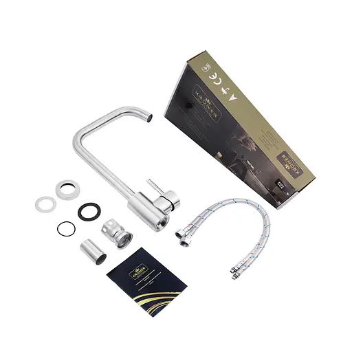 Змішувач для кухні Kroner KRM Edelstahl Klassisch - ESG037 (CV023001) - фото 6