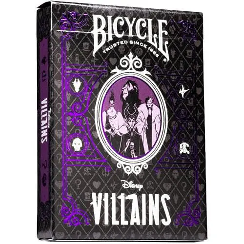 Карти гральні United States Playing Card Company Bicycle Disney Villains (purple) (ВР_БДВП)