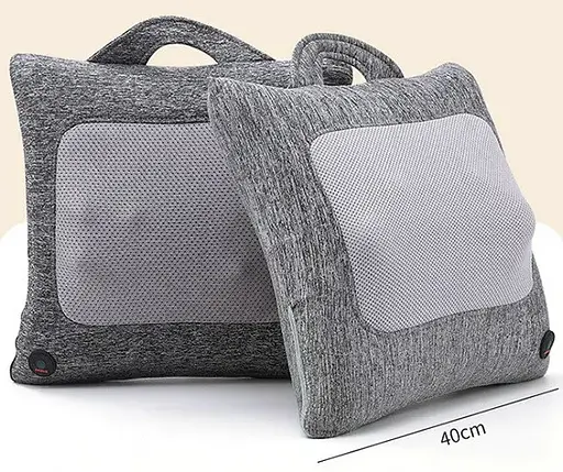 Массажная подушка для шеи и плеч с подогревом 759 АМ Роликовый массажер - фото 3