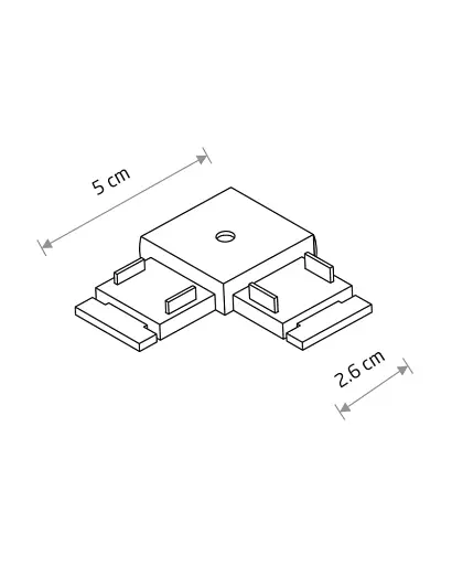 Соединитель угловой накладной Nowodvorski 11325 UT-LVM IP20 черный - фото 2