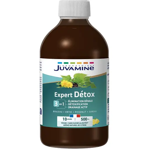 Натуральная добавка Juvamine Expert Nature Детокс береза + крапива + одуванчик + бузина 500 мл