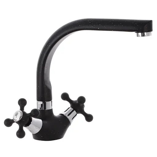 Змішувач для кухні Mixxus COLOR 273 чорний (MI2763) - фото 1