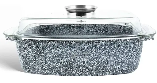 Гусятниця Edenberg EB-8007 з литого алюмінію з гранітним покриттям з кришкою - фото 3