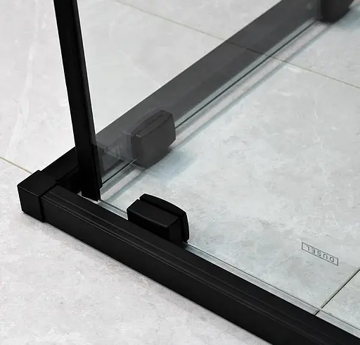 Душевая кабина Dusel DSL194B Black Matt 900x900x1900, Черный матовый, Универсальная, прозрачная, 90x90 - фото 7