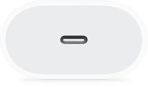 Зарядний адаптер блок живлення Apple 20 W USB-C (MUVV3ZM/A) білий - фото 3