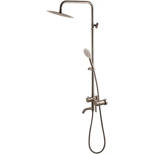 Душова система Globus Lux Alpen SBT1-SH-02, Нікель - фото 1