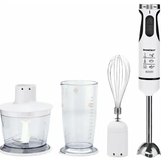 Блендер 3 в 1 Silver Crest SSMS 600 D3 White - фото 1