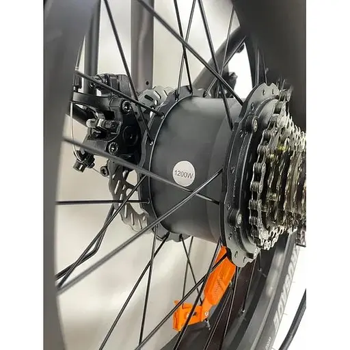 Электровелосипед E-scooter FateBike Mega 1000 1200W 48V 21Ah серый - фото 13