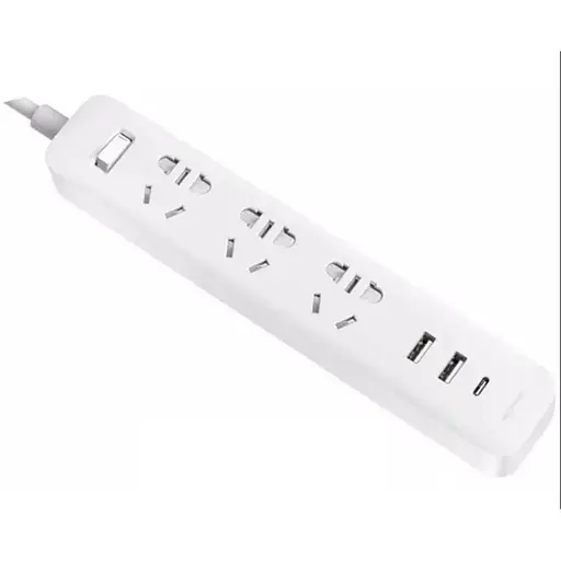 Мережевий подовжувач Mi Power Strip 20W Fast Charge (3 sockets +2 USB + 1 TypeC) - фото 1