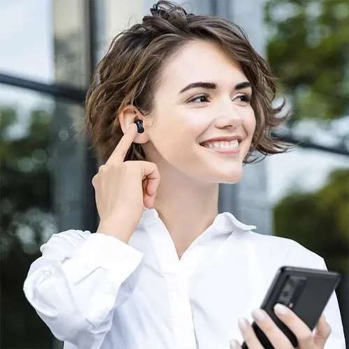 Навушники бездротові Baseus Bowie WM01 True Wireless Earphones NGTW370001 чорні - фото 5