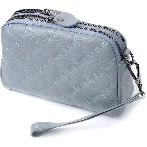 Женская сумка Vintage прошита ромбами на лицевой стороне из натуральной кожи 19.5х12.5х7 см sum0027020 - фото 1