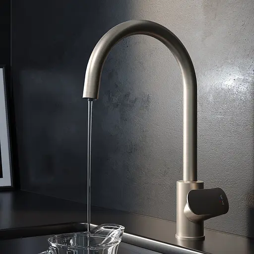 Змішувач для кухні з підключенням фільтра питної води AM.PM Like F8007711 хром матовий - фото 2