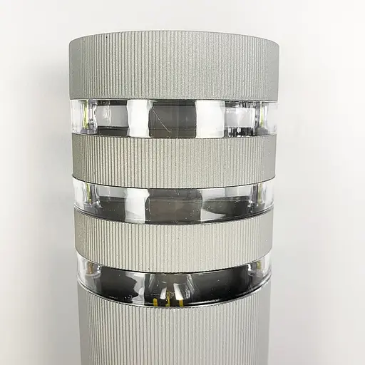 Вуличний настінний світильник у сірому корпусі Line F | Арт. 8021-1W GR - фото 5