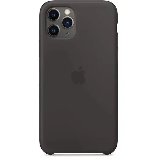 Оригинальный силиконовый чехол Apple Silicone Case для iPhone 11 Pro (5.8") Black (MWYN2ZM/A) - фото 9