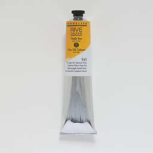 Масляная краска Rive gauche 200 мл, Кадмий желтый глубокий (Cadmium Yellow Deep Hue)