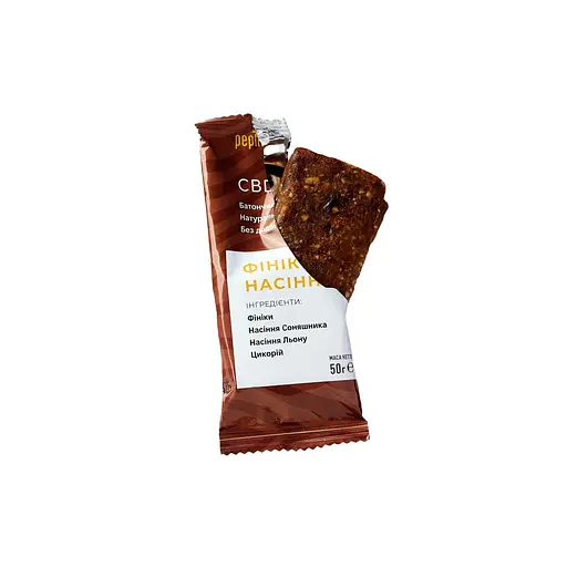 Батончик Pephemp CBD BAR Финики & Семена 50 г - фото 2