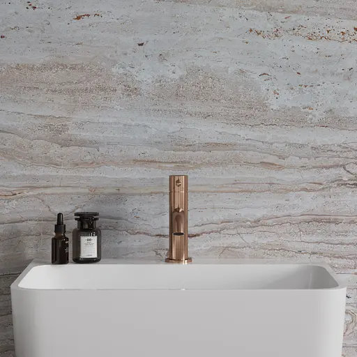 Змішувач для умивальника Omnires Y brushed copper Y1210NCPB Золотий - фото 2