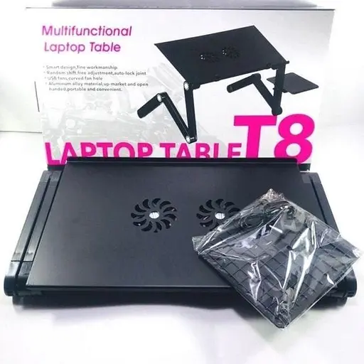 Многофункциональный столик-трансформер для ноутбука Laptop Table T8 с охлаждением - фото 6