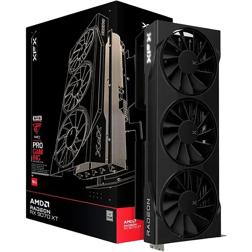 Видеокарта XFX Swift AMD Radeon RX 9070 XT Triple Fan Gaming Edition Black (RX-97TSWF3B9) UA [130486]