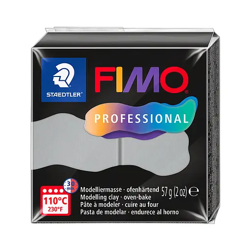Пластика Professional Серая 57г Fimo