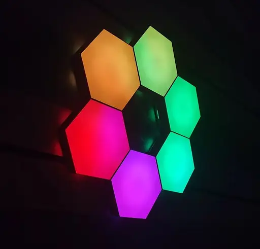 Светильник 6шт умный шестигранный APP control USB - фото 2