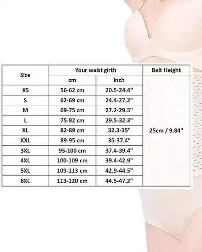 Корсет для живота, що тягне моделюючий пояс бандаж для талії після пологів XS White (16531) - фото 6