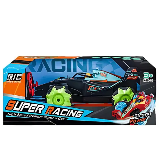 Машина на радиоуправлении 555-705 A-02, 4х4, подсветка, роликовые колеса, вращение 360°, аккумулятор 3.7V, пульт 2.4G, красный - фото 2