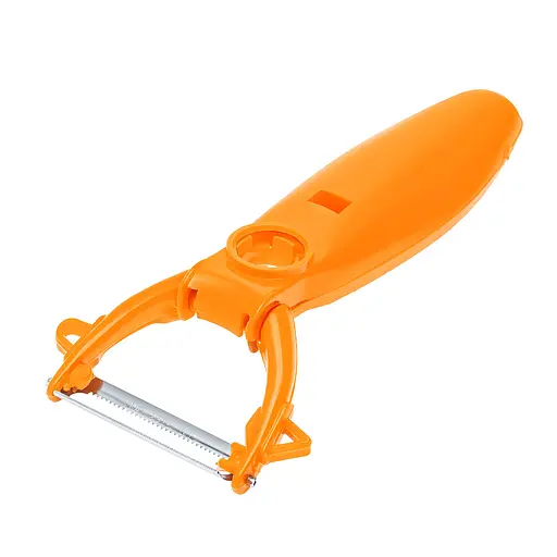 Ніж економка овочечистка для тонкого чищення овочів та фруктів Принцеса кухні , Zauberg Помаранчевий 87814 - фото 1