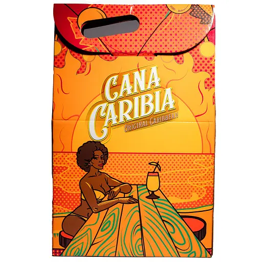 Уценка. Набор Ром Cana Caribia Spiced Gold Rum 35% 0.7 л + Напиток Coca-Cola 330 мл ж/б 2 шт. - фото 2