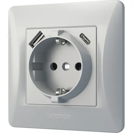 Розетка Videx VF-BNSK1GUC-SS - фото 3