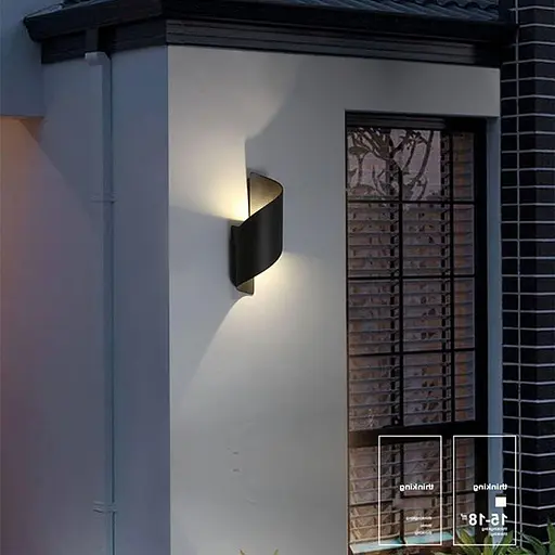 Чорний Світлодіодний вуличний світильник чорний - фото 3