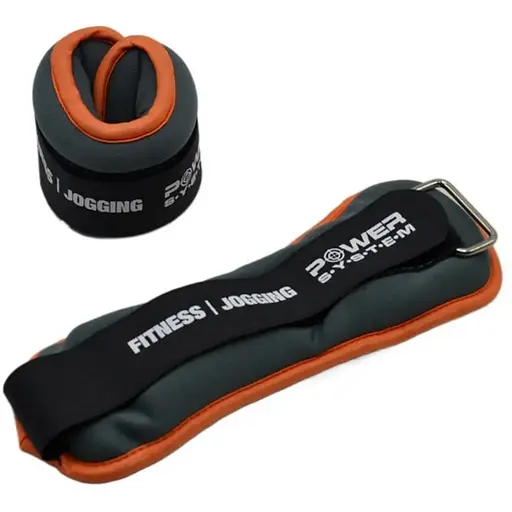Утяжелители-манжеты для ног и рук Power System PS-4072 Ankle Weights (2 шт*1.5 кг) (PS_4072_Grey) - фото 1