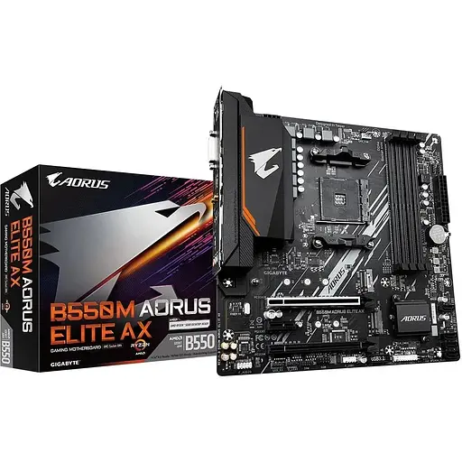 Материнська плата Gigabyte B550M Aorus Elite AX Socket AM4 - фото 2