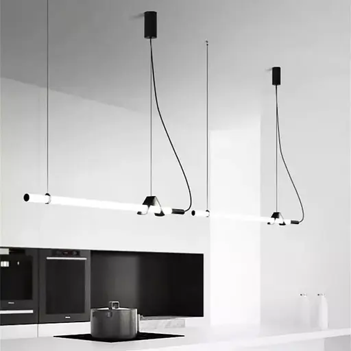 Трубчатый светильник LED с черным корпусом 100 см | Line F | Ст. NO17-1000L BK - фото 5