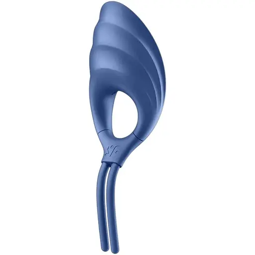 Виброкольцо Satisfyer Swordsman 14.2 см синий
