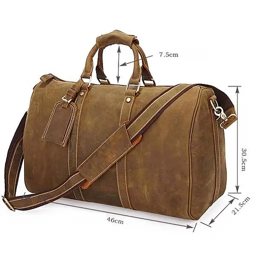 Чоловіча шкіряна сумка Vintage 46х30,5х21,5 см sum0012544 - фото 3