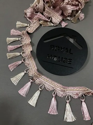 Бахрома розовая пудра - фото 3