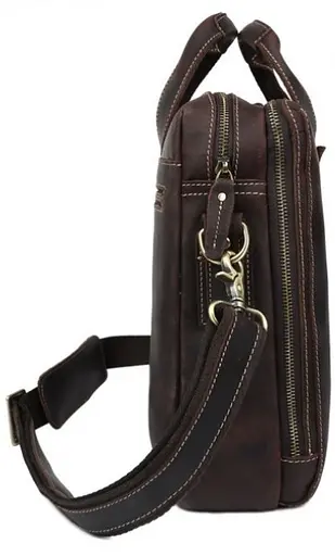 Кожаная мужская сумка Vintage 44х30х8 см sum0014989 - фото 4