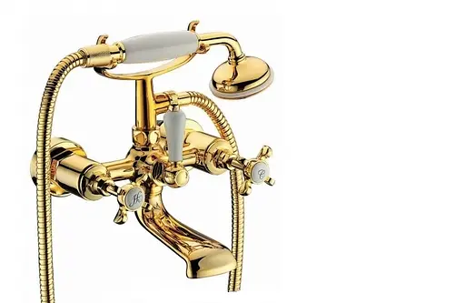 Смеситель для ванны Imprese Cuthna 10280 zlato-n Золотой - фото 1
